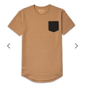 BYLT drop-cut LUX pocket shirt
